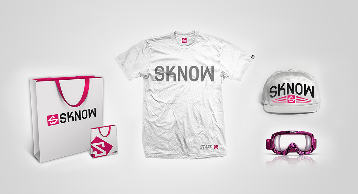 SKNOW品牌VI展示