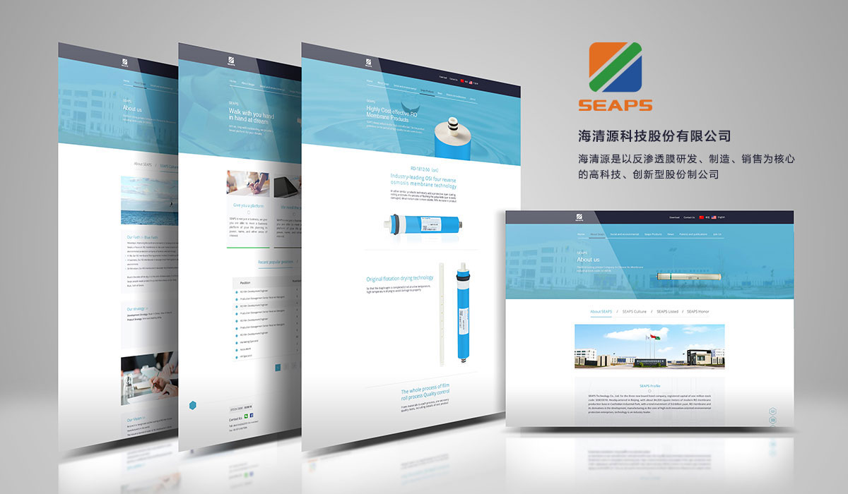 海清源網(wǎng)站界面