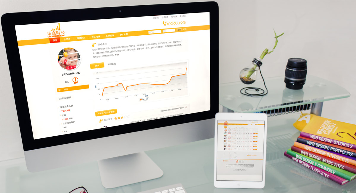 樂贏財經(jīng)網(wǎng)站設計展示